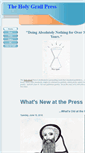 Mobile Screenshot of holygrailpress.com